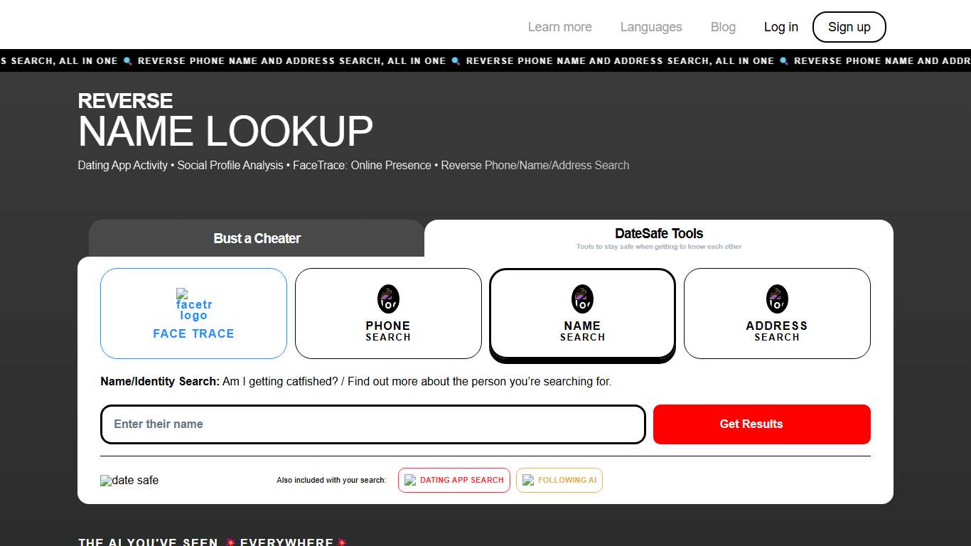 Reverse Name Lookup Find People by Name - Cheaterbuster